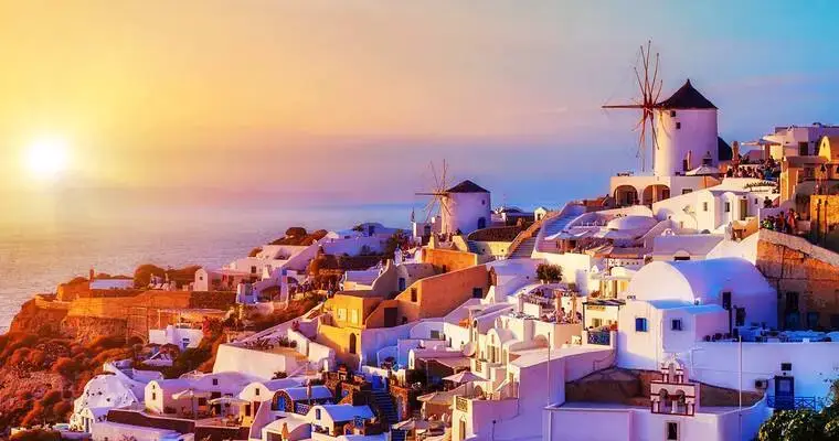 santorini adası